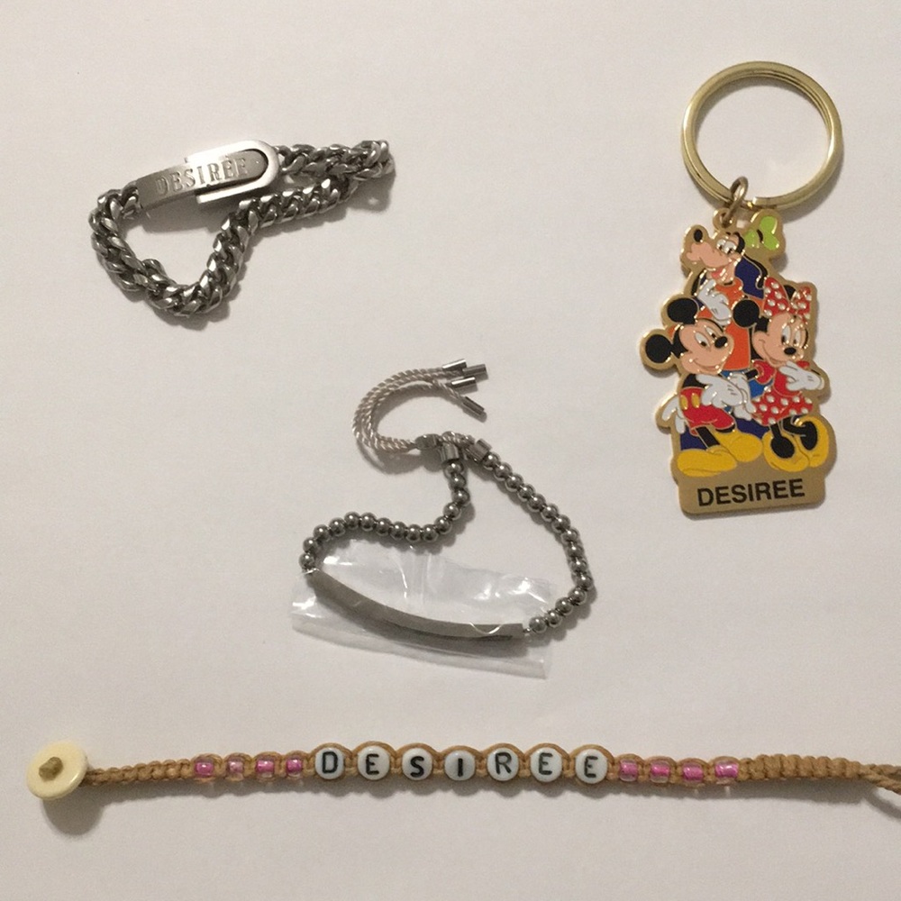 “Desiree” lot-bracelets/keyring